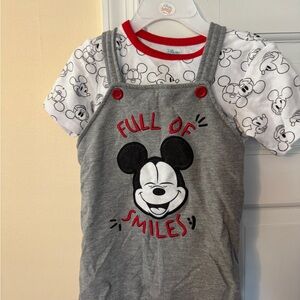 Disney Baby Red and White Outfit